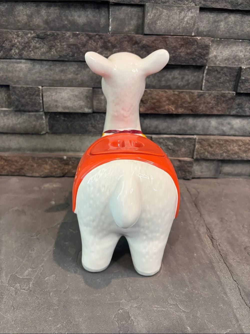Llama Ceramic Cookie Jar